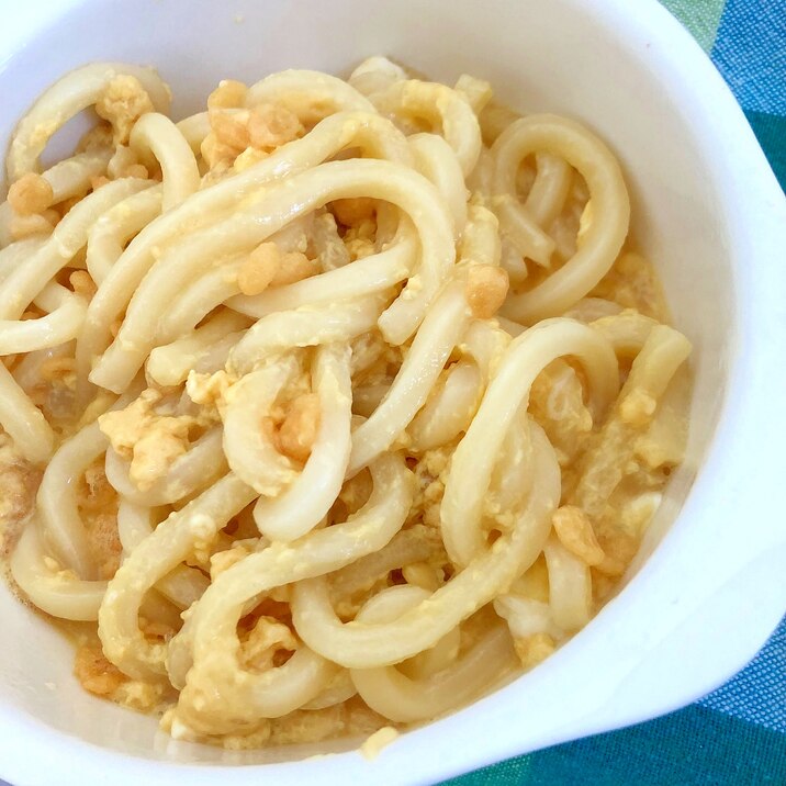 天かすと卵の焼きうどん☆